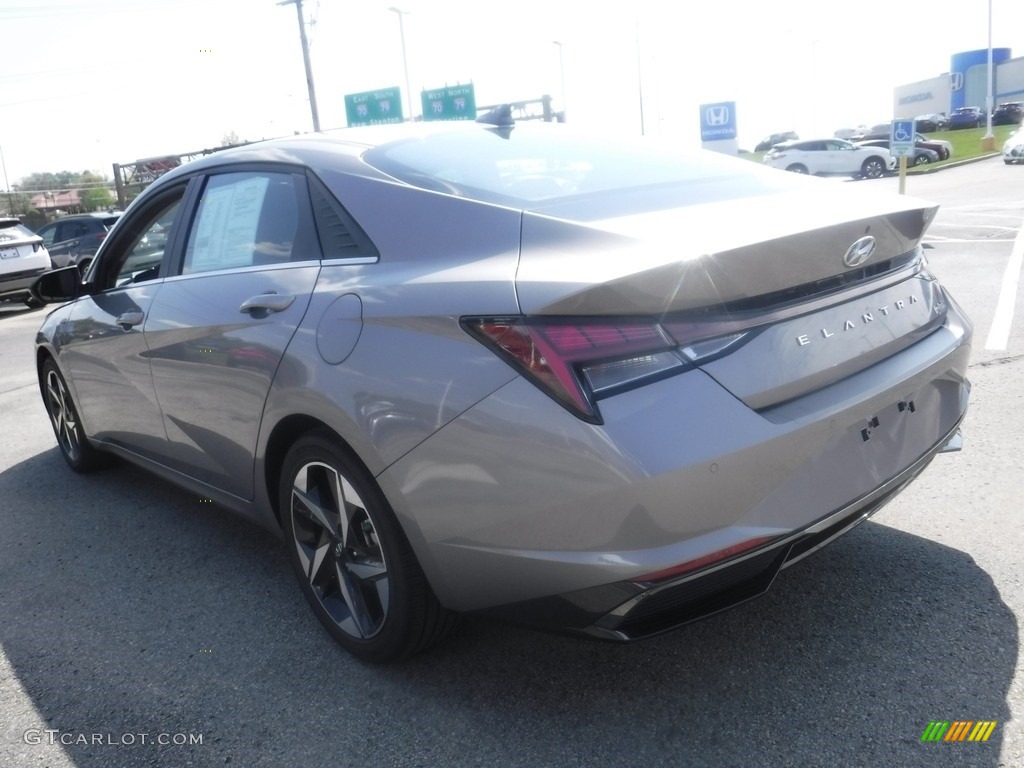 2021 Elantra Limited Hybrid - Electric Shadow / Black photo #8