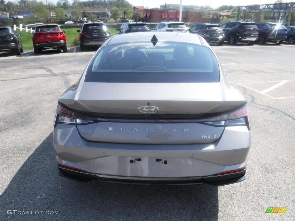 2021 Elantra Limited Hybrid - Electric Shadow / Black photo #9