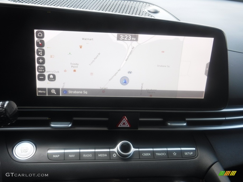 2021 Elantra Limited Hybrid - Electric Shadow / Black photo #23