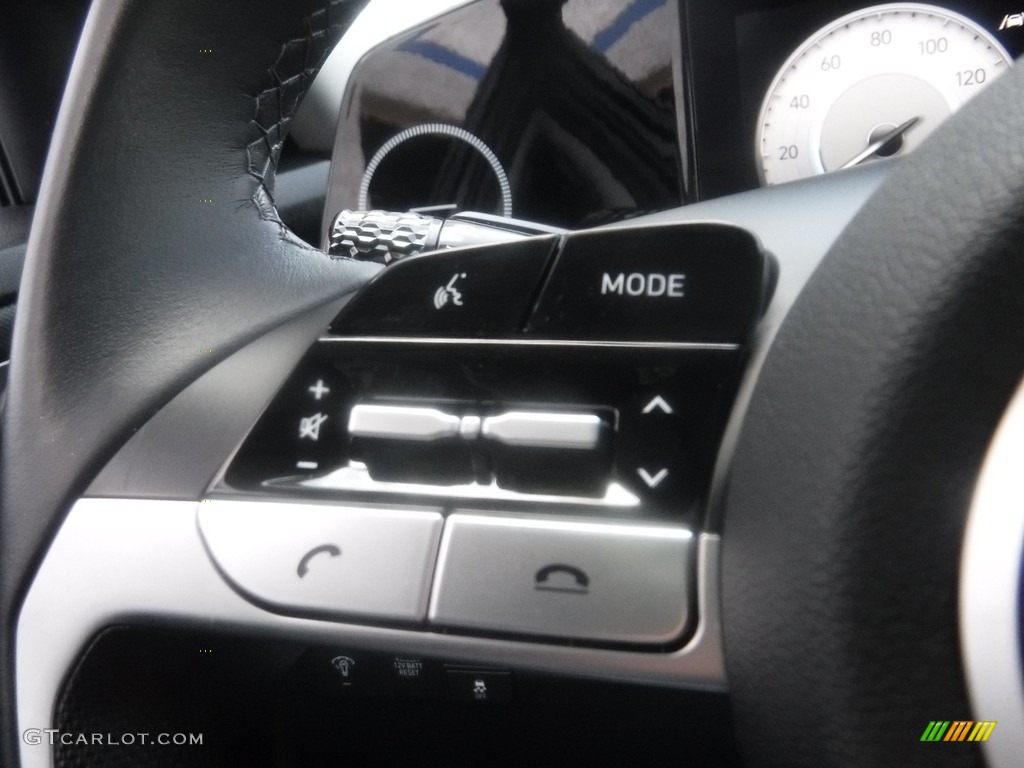 2021 Elantra Limited Hybrid - Electric Shadow / Black photo #27