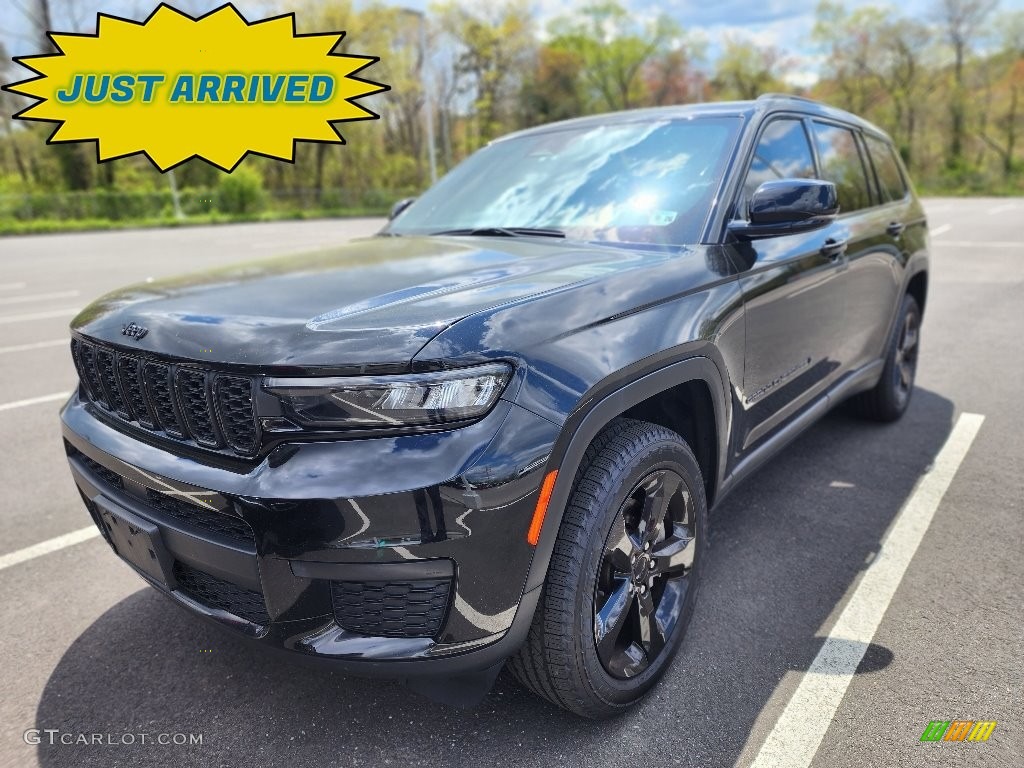 2021 Grand Cherokee L Altitude 4x4 - Diamond Black Crystal Pearl / Black photo #1