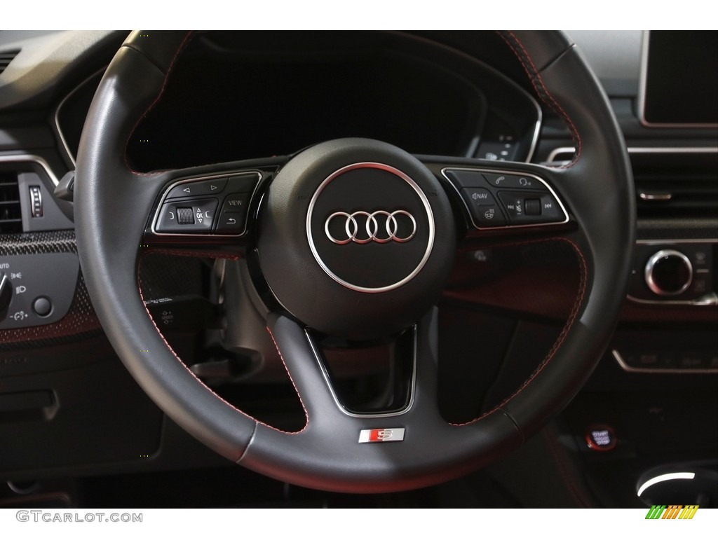 2019 Audi S4 Premium Plus quattro Steering Wheel Photos