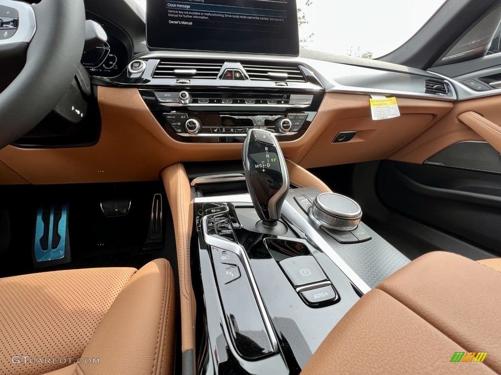 2023 5 Series 530e xDrive Sedan - Carbon Black Metallic / Cognac photo #6