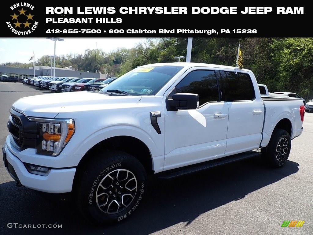 2021 F150 XLT SuperCrew 4x4 - Oxford White / Black photo #1