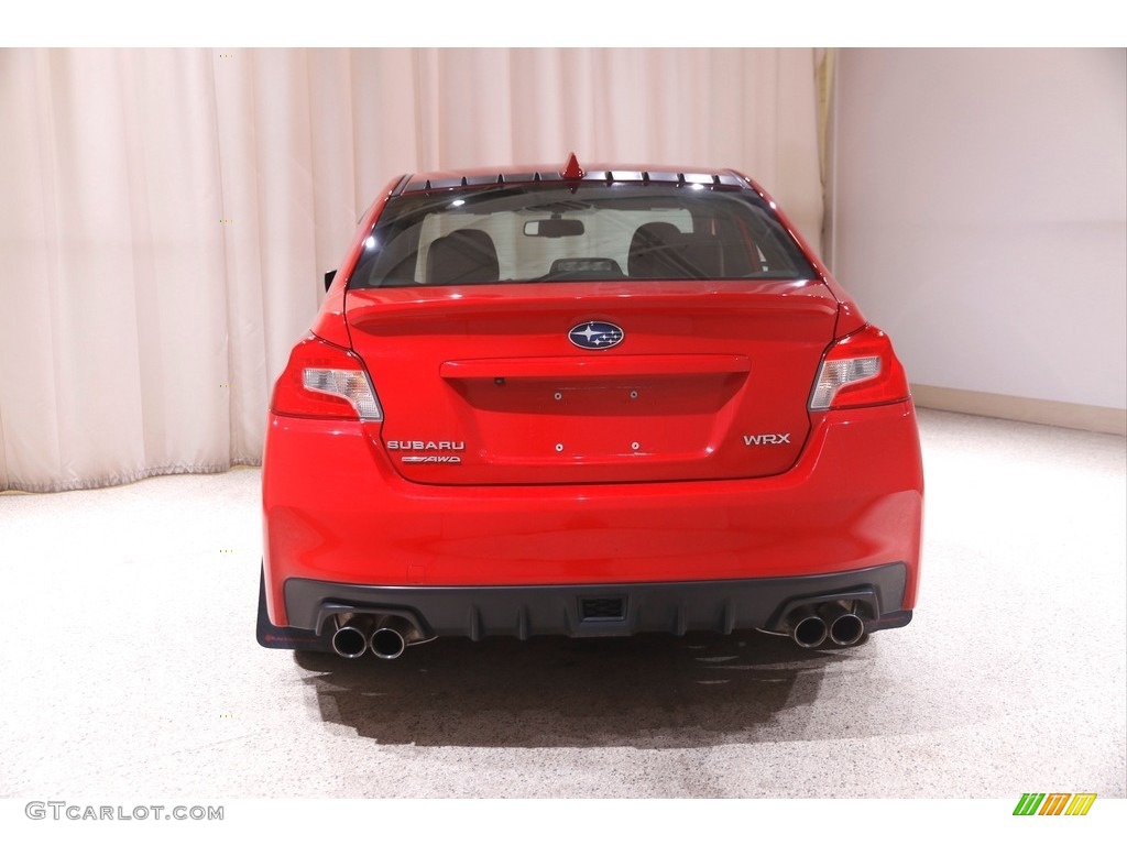 2016 WRX Limited - Pure Red / Carbon Black photo #25