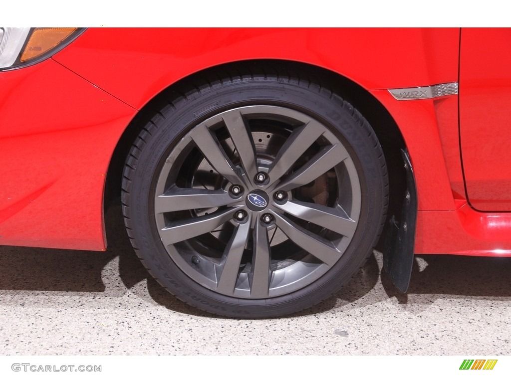2016 WRX Limited - Pure Red / Carbon Black photo #27