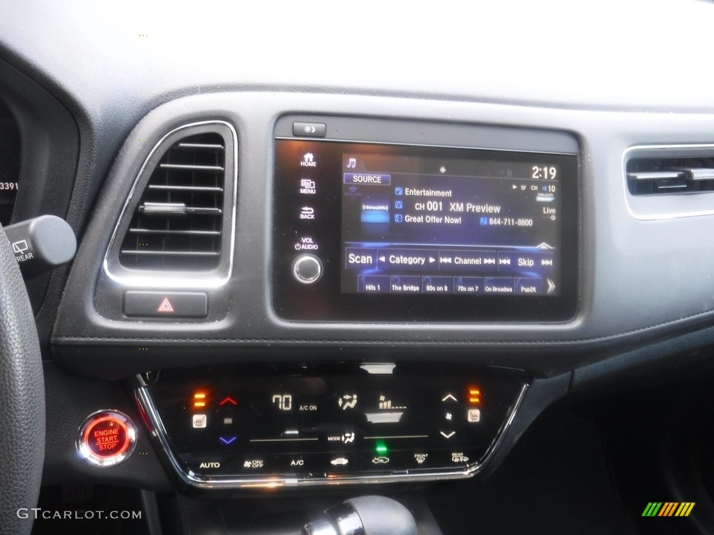2019 HR-V EX AWD - Aegean Blue Metallic / Black photo #22