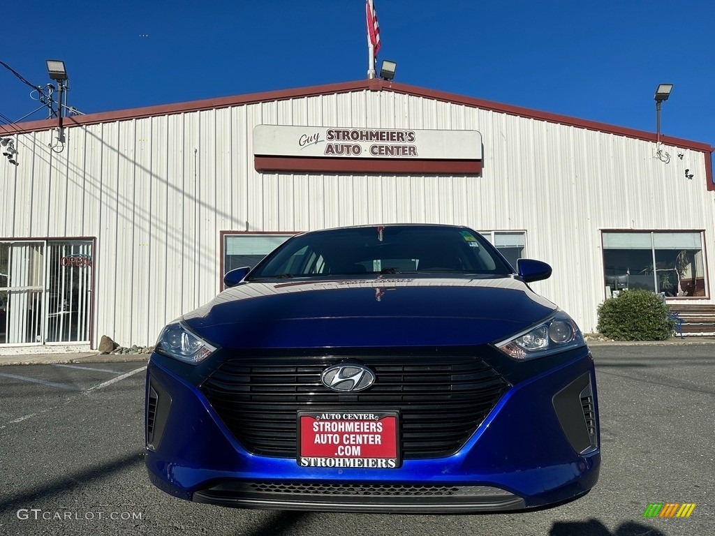 2019 Ioniq Hybrid Blue - Intense Blue / Black photo #2