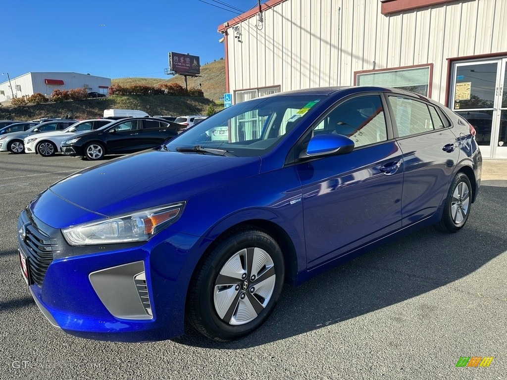 2019 Ioniq Hybrid Blue - Intense Blue / Black photo #3