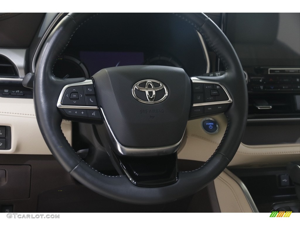 2021 Toyota Highlander Hybrid Platinum AWD Steering Wheel Photos