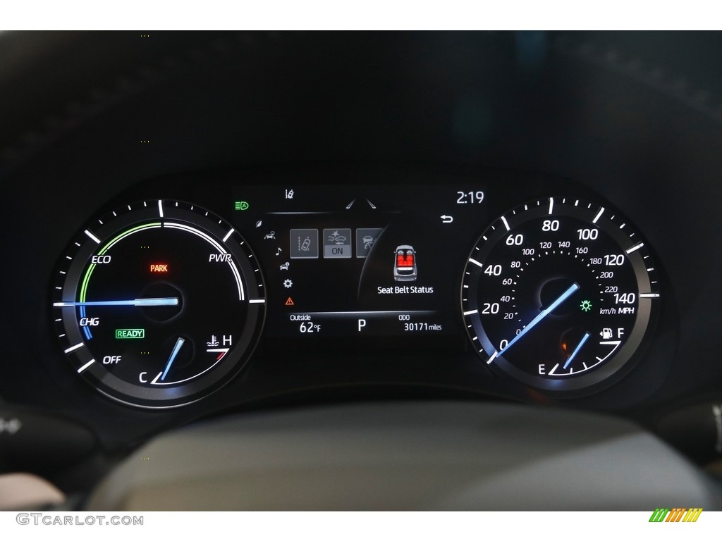 2021 Toyota Highlander Hybrid Platinum AWD Gauges Photos