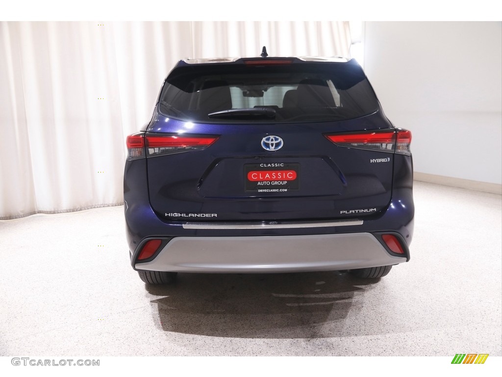 2021 Highlander Hybrid Platinum AWD - Blueprint / Harvest Beige photo #22