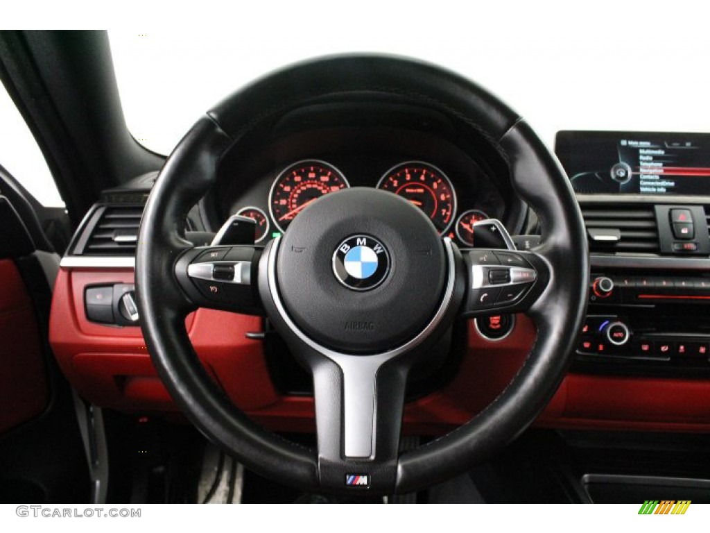 2016 4 Series 428i xDrive Coupe - Alpine White / Coral Red photo #12