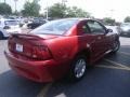 2000 Laser Red Metallic Ford Mustang V6 Coupe  photo #12