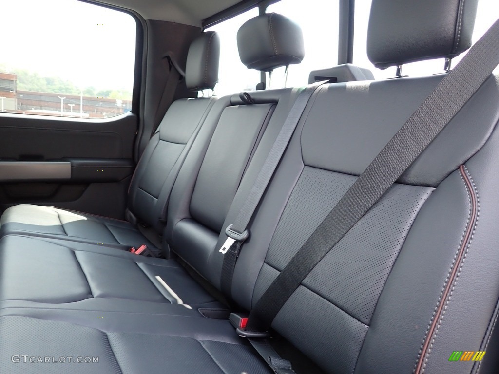 Black Onyx Interior 2023 Ford F250 Super Duty XLT Crew Cab 4x4 Photo #146016207