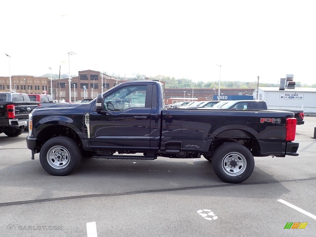 Antimatter Blue Metallic 2023 Ford F350 Super Duty XL Regular Cab 4x4 Exterior Photo #146016499