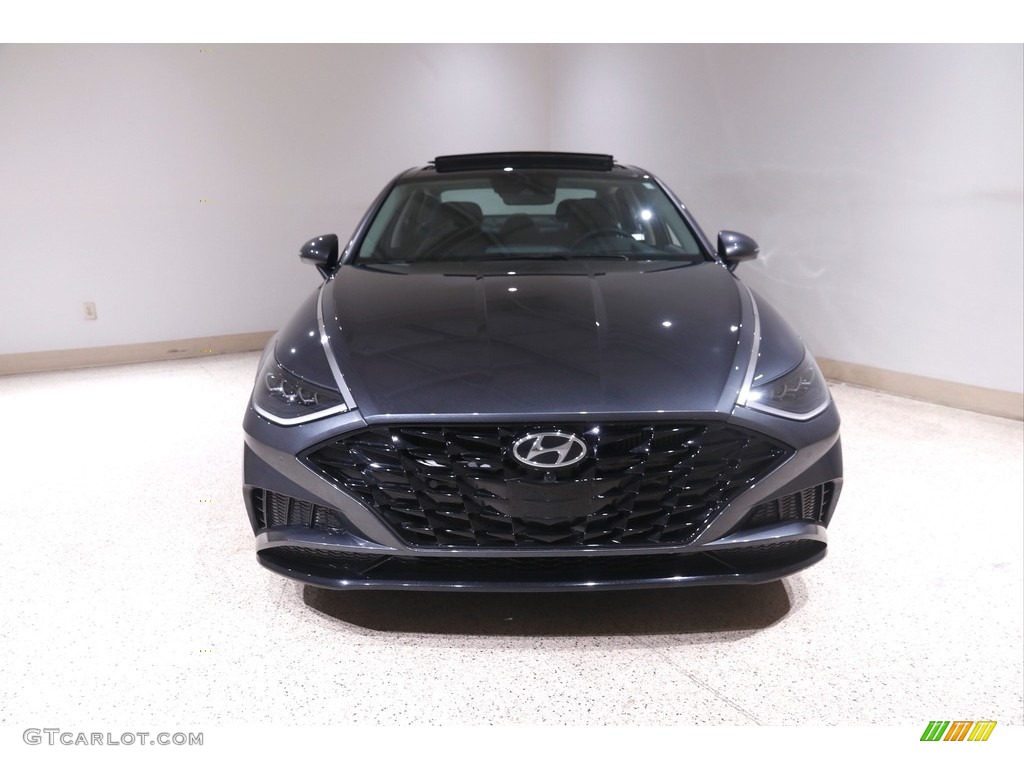 2021 Sonata Limited - Portofino Gray / Black photo #2