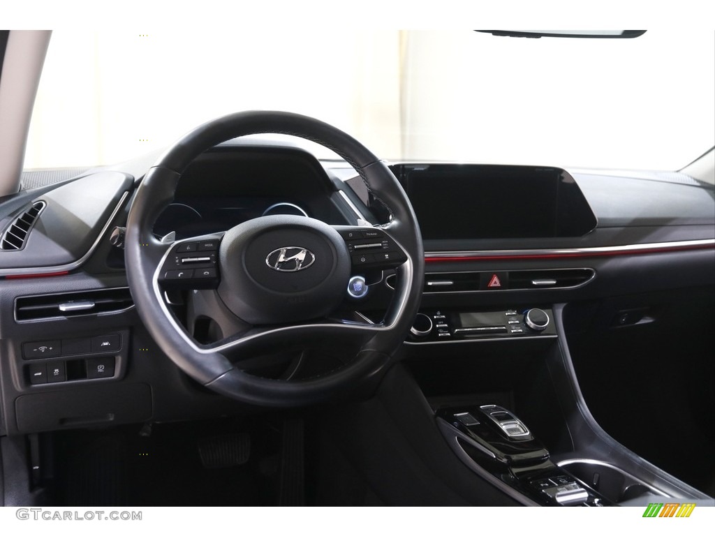 2021 Sonata Limited - Portofino Gray / Black photo #6