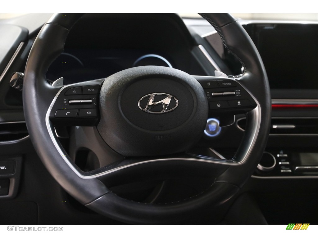 2021 Sonata Limited - Portofino Gray / Black photo #7
