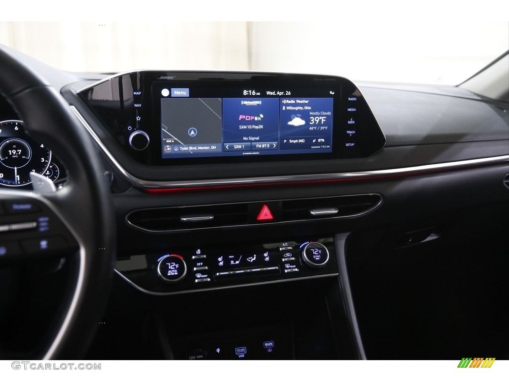 2021 Sonata Limited - Portofino Gray / Black photo #9