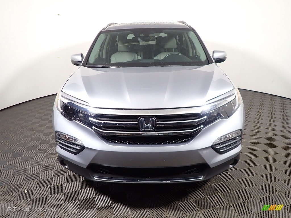 2018 Pilot Elite AWD - Lunar Silver Metallic / Gray photo #7