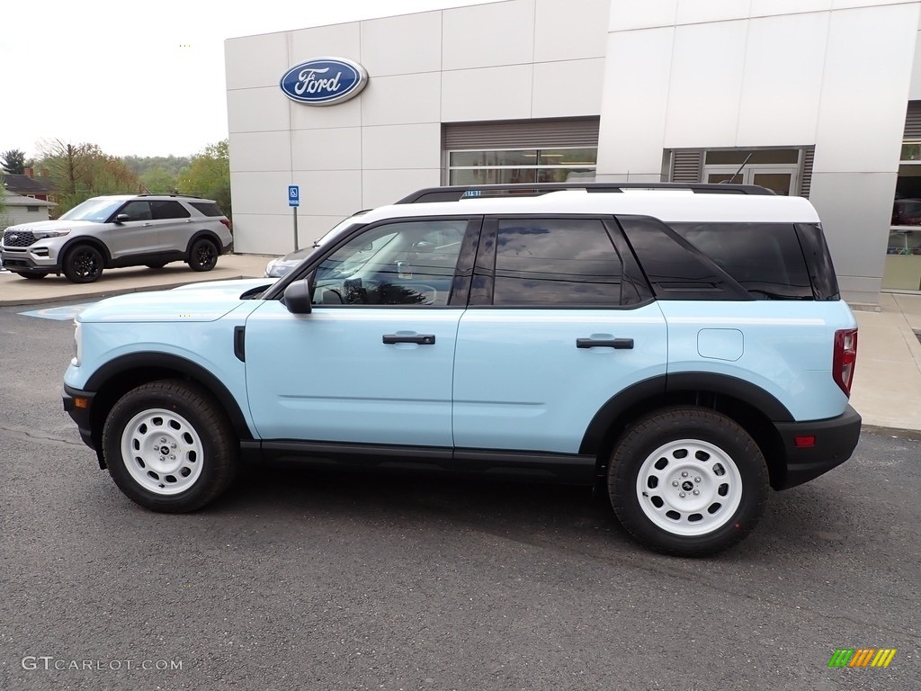 Robins Egg Blue 2023 Ford Bronco Sport Heritage Limited 4x4 Exterior Photo #146016762