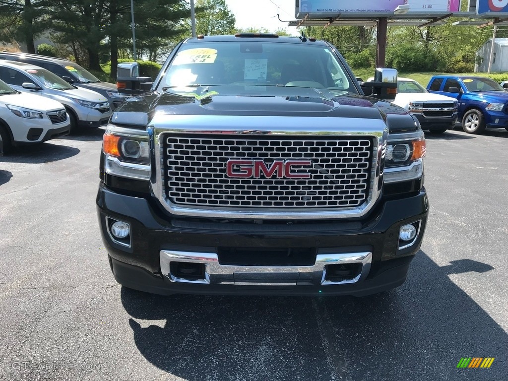 2016 Sierra 3500HD Denali Crew Cab 4x4 - Onyx Black / Jet Black photo #3