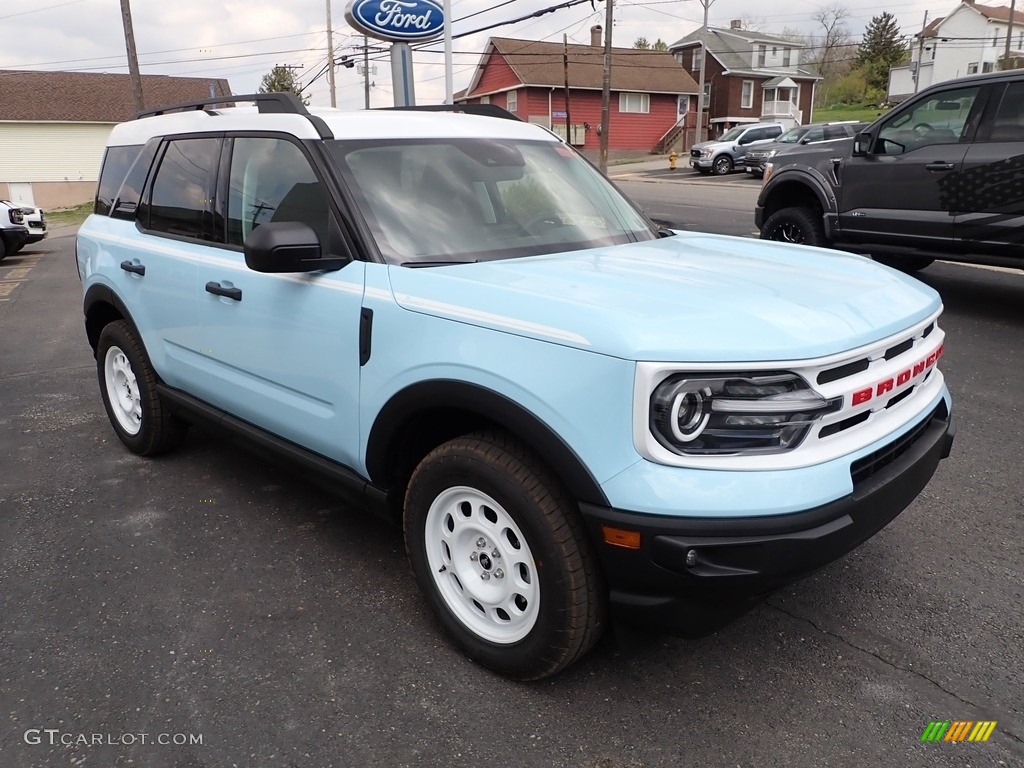 Robins Egg Blue 2023 Ford Bronco Sport Heritage Limited 4x4 Exterior Photo #146016840