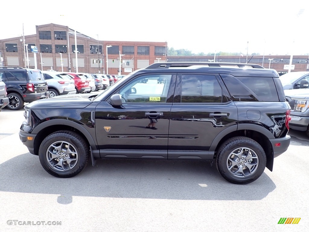 Shadow Black 2023 Ford Bronco Sport Badlands 4x4 Exterior Photo #146016897