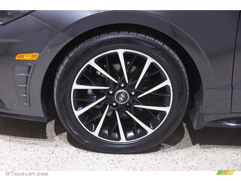2021 Sonata Limited - Portofino Gray / Black photo #22