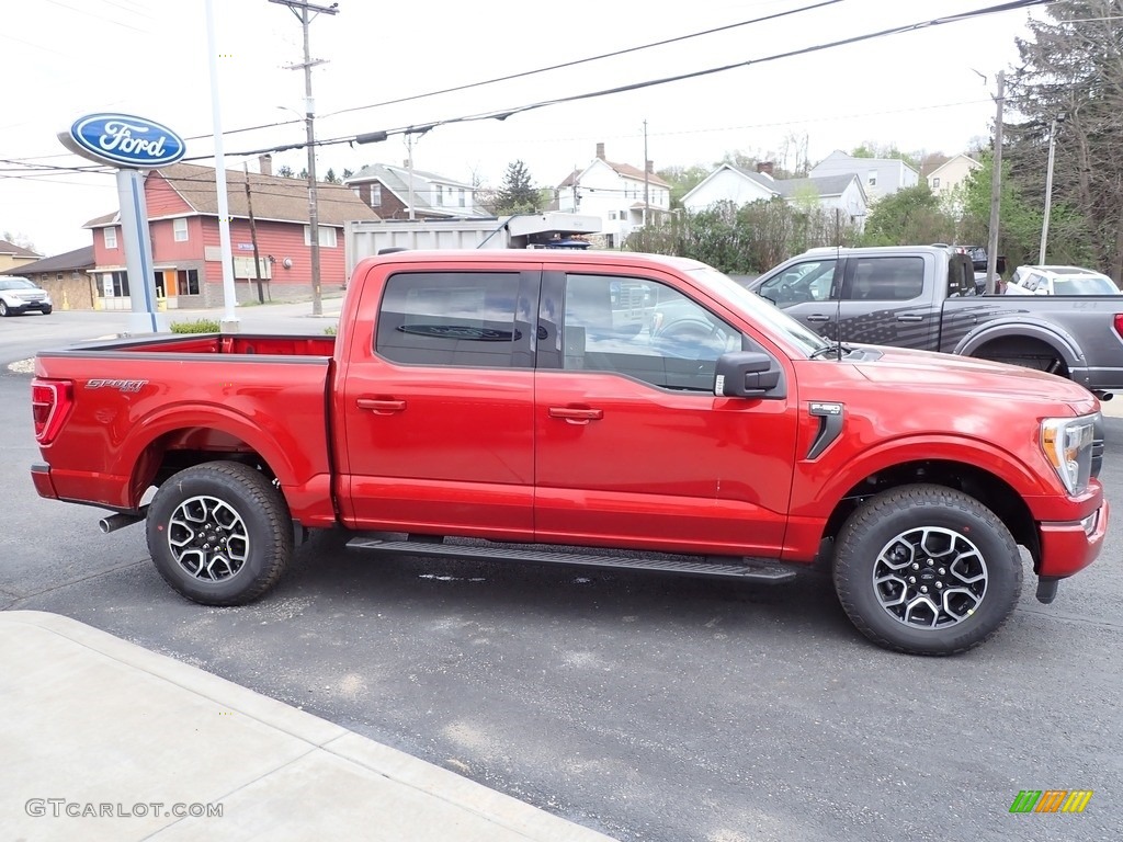 Hot Pepper Red Metallic 2023 Ford F150 XLT SuperCrew 4x4 Exterior Photo #146017233