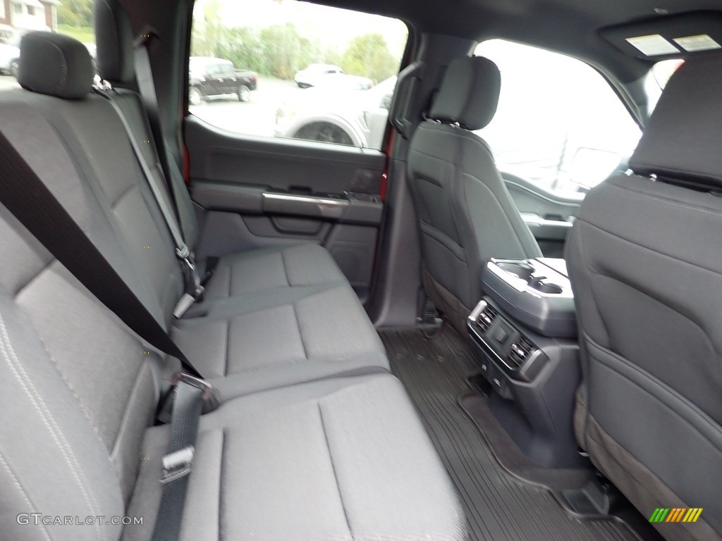 Black Interior 2023 Ford F150 XLT SuperCrew 4x4 Photo #146017314