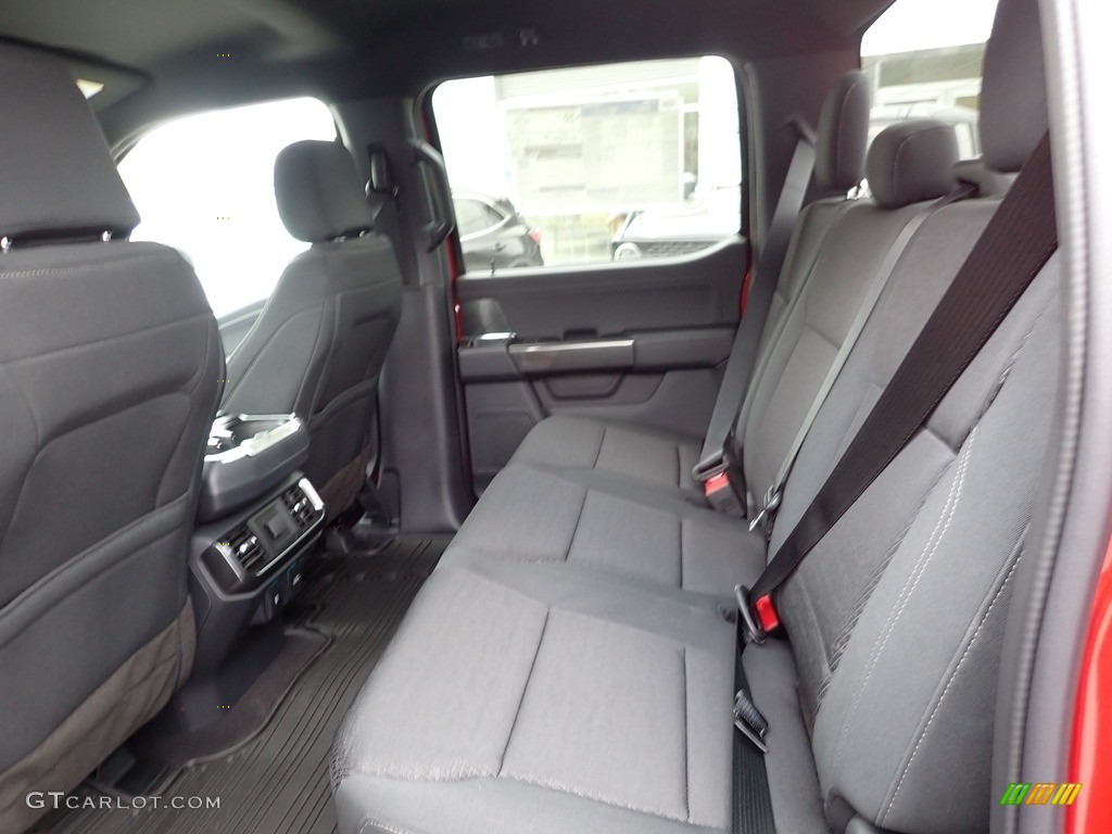 Black Interior 2023 Ford F150 XLT SuperCrew 4x4 Photo #146017356