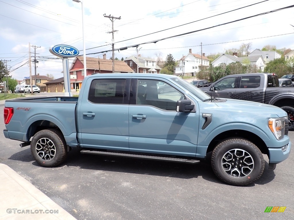 Area 51 Blue 2023 Ford F150 XLT SuperCrew 4x4 Exterior Photo #146017599