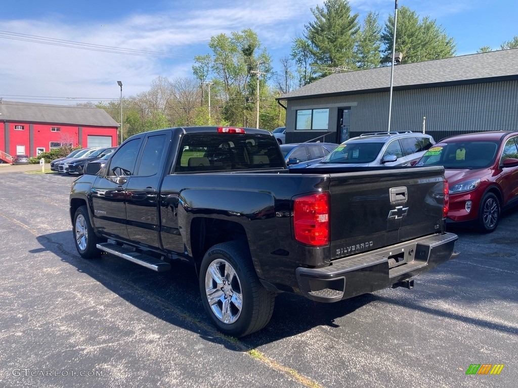 2019 Silverado LD Custom Double Cab 4x4 - Black / Dark Ash/Jet Black photo #3