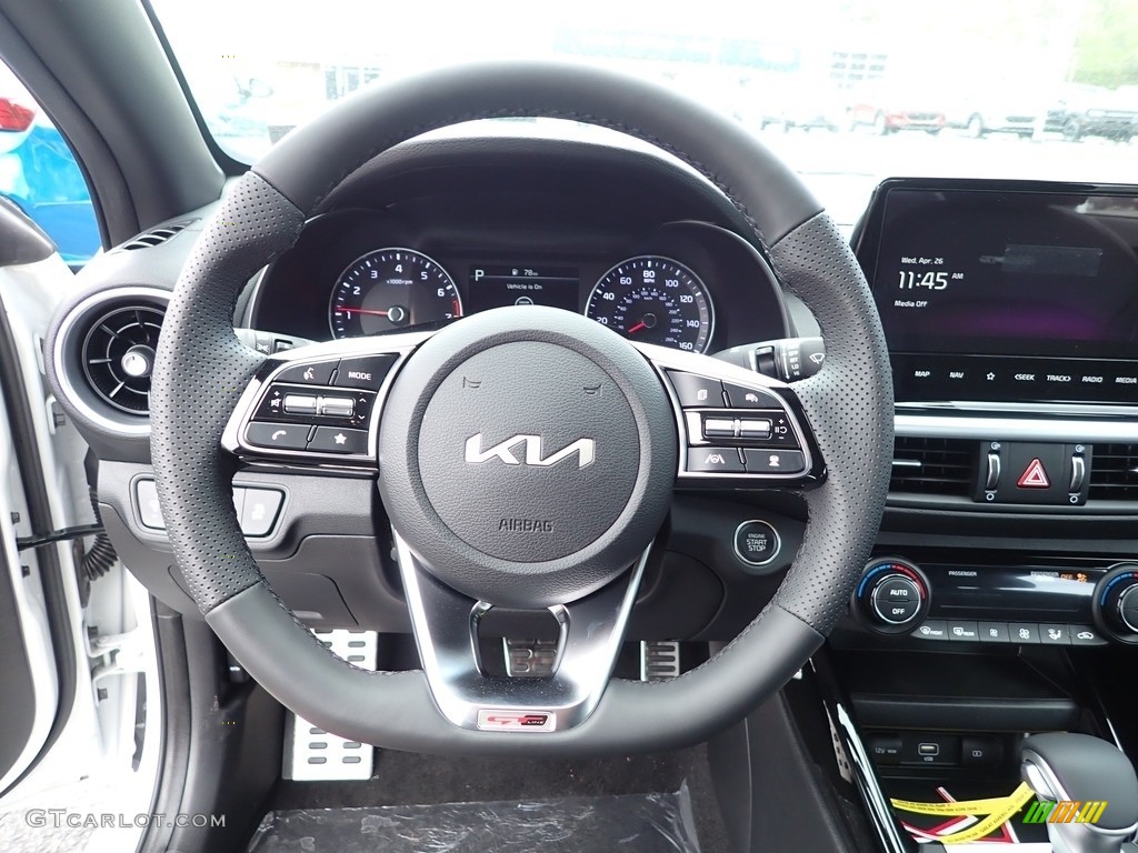 2023 Forte GT-Line - Snow White Pearl / Black photo #19