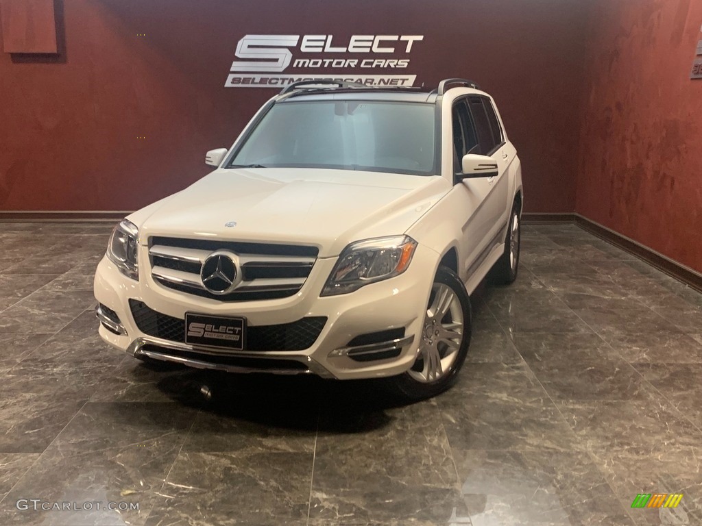 2014 GLK 350 4Matic - Polar White / Black photo #1