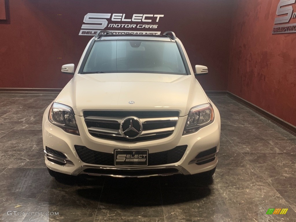 2014 GLK 350 4Matic - Polar White / Black photo #2