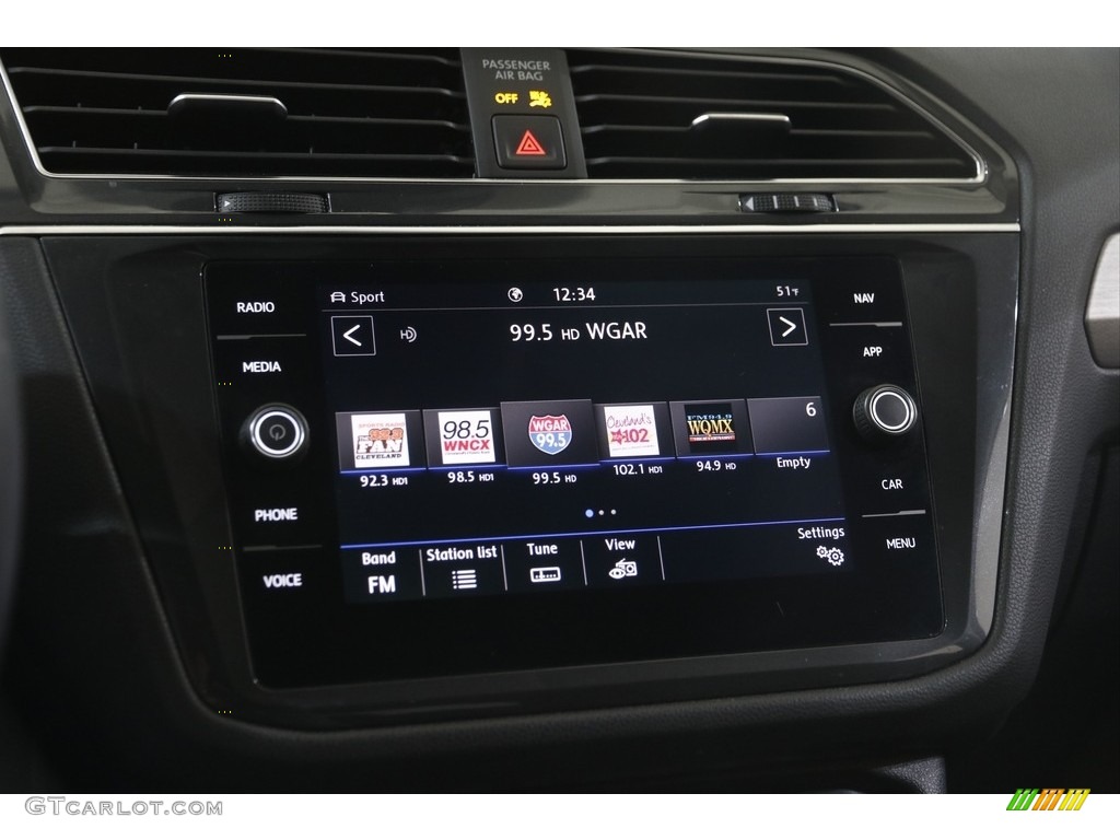 2020 Tiguan SE 4MOTION - Blue Silk Metallic / Titan Black photo #9