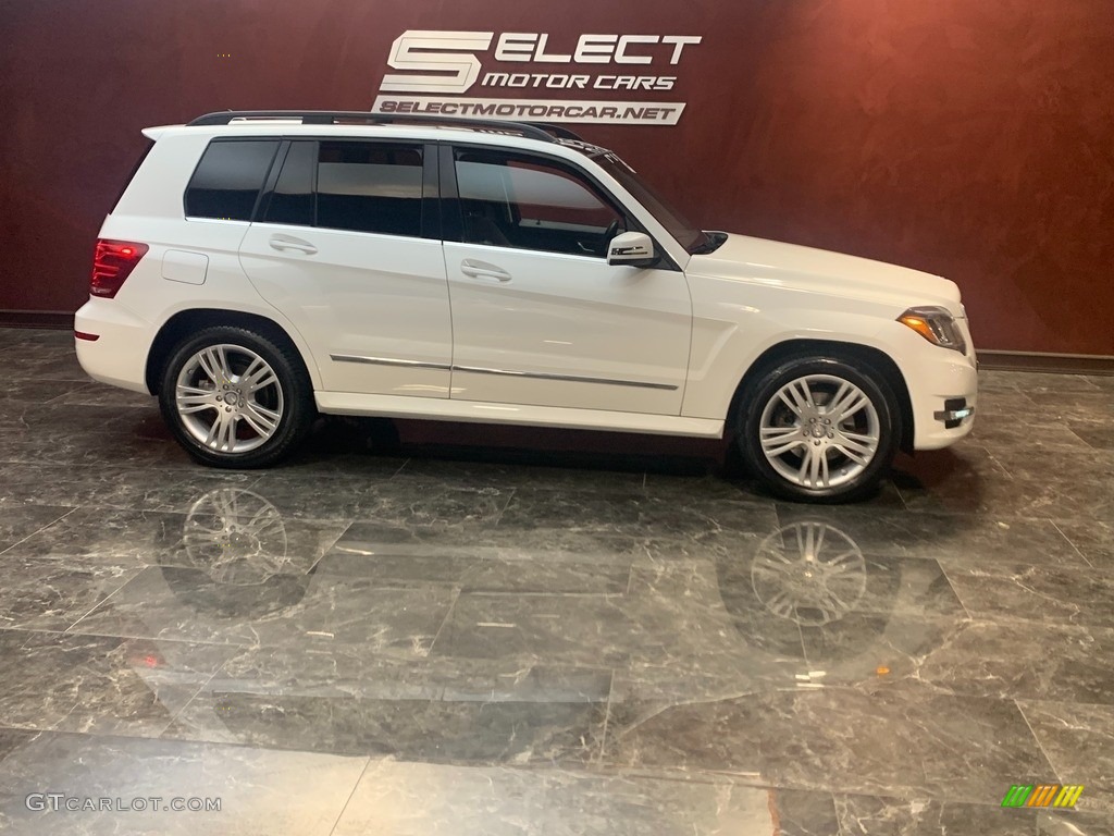 2014 GLK 350 4Matic - Polar White / Black photo #4