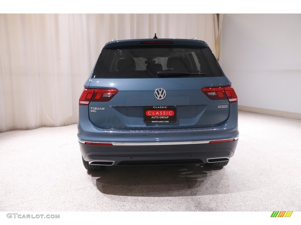 2020 Tiguan SE 4MOTION - Blue Silk Metallic / Titan Black photo #18
