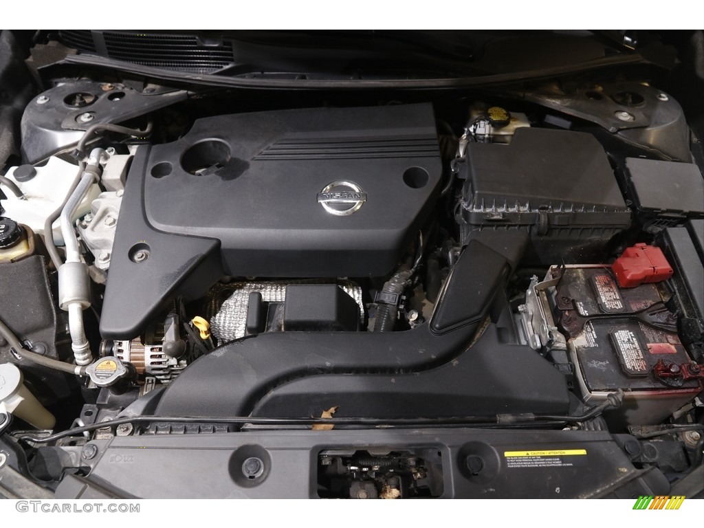 2015 Altima 2.5 S - Super Black / Charcoal photo #15