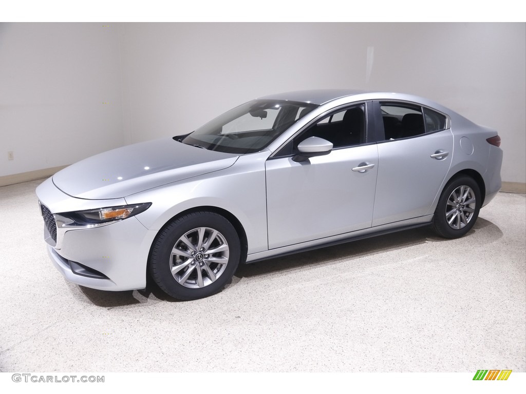 2020 MAZDA3 Sedan - Sonic Silver Metallic / Black photo #3