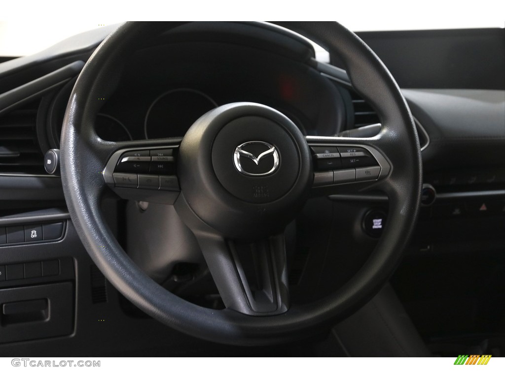 2020 MAZDA3 Sedan - Sonic Silver Metallic / Black photo #7