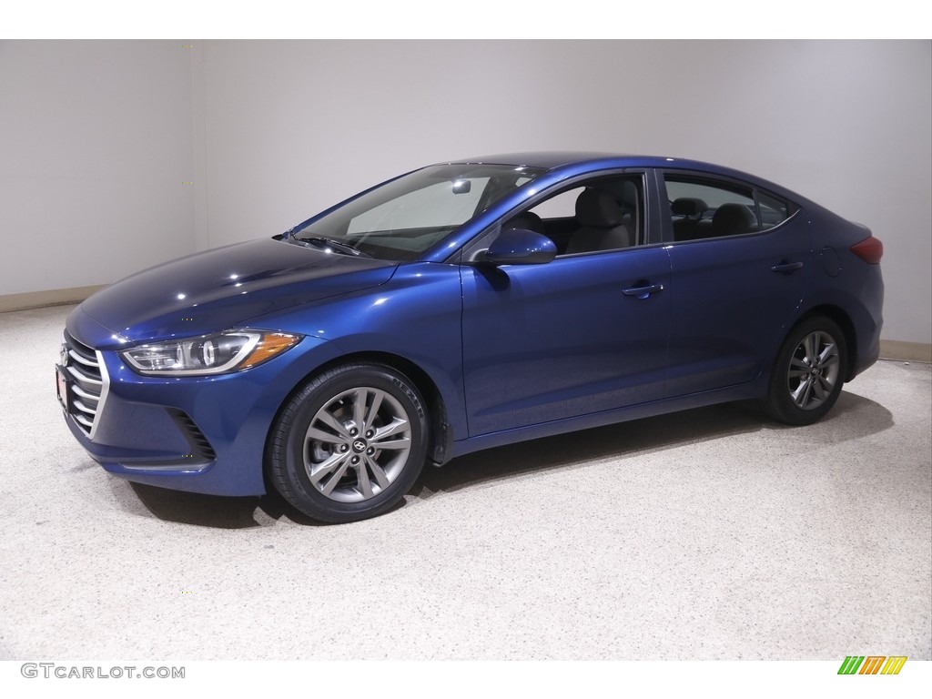 2017 Elantra SE - Lakeside Blue / Gray photo #3