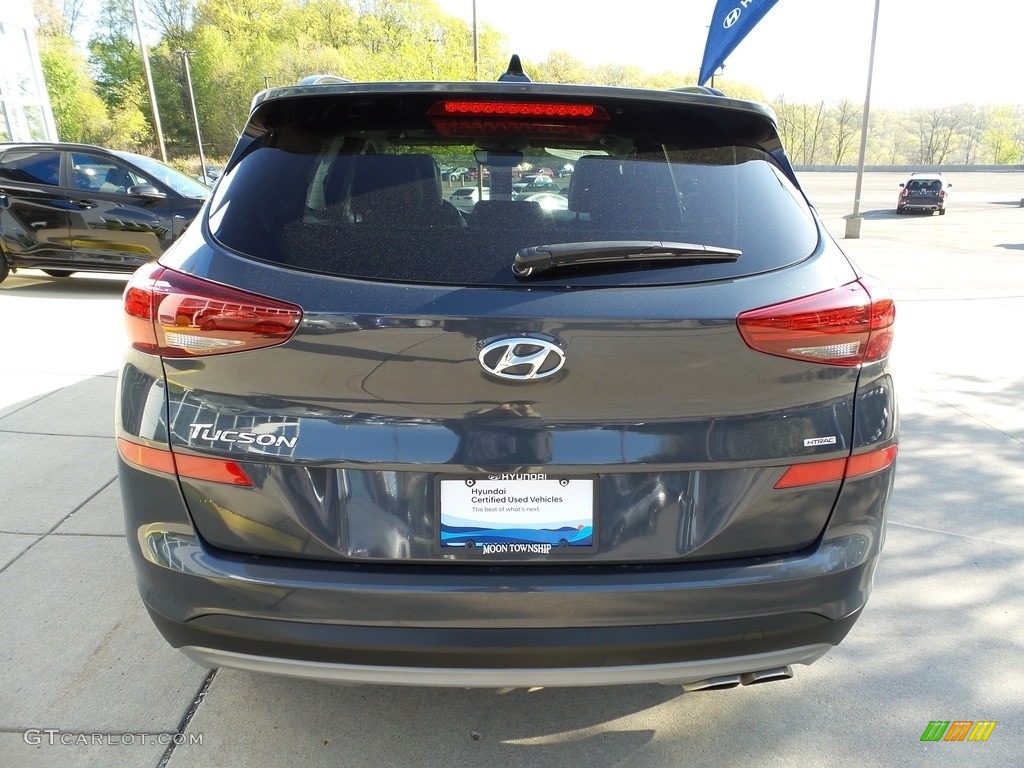 2020 Tucson Ultimate AWD - Aqua Blue / Black photo #3