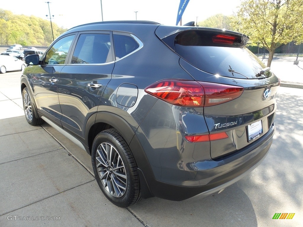 2020 Tucson Ultimate AWD - Aqua Blue / Black photo #5