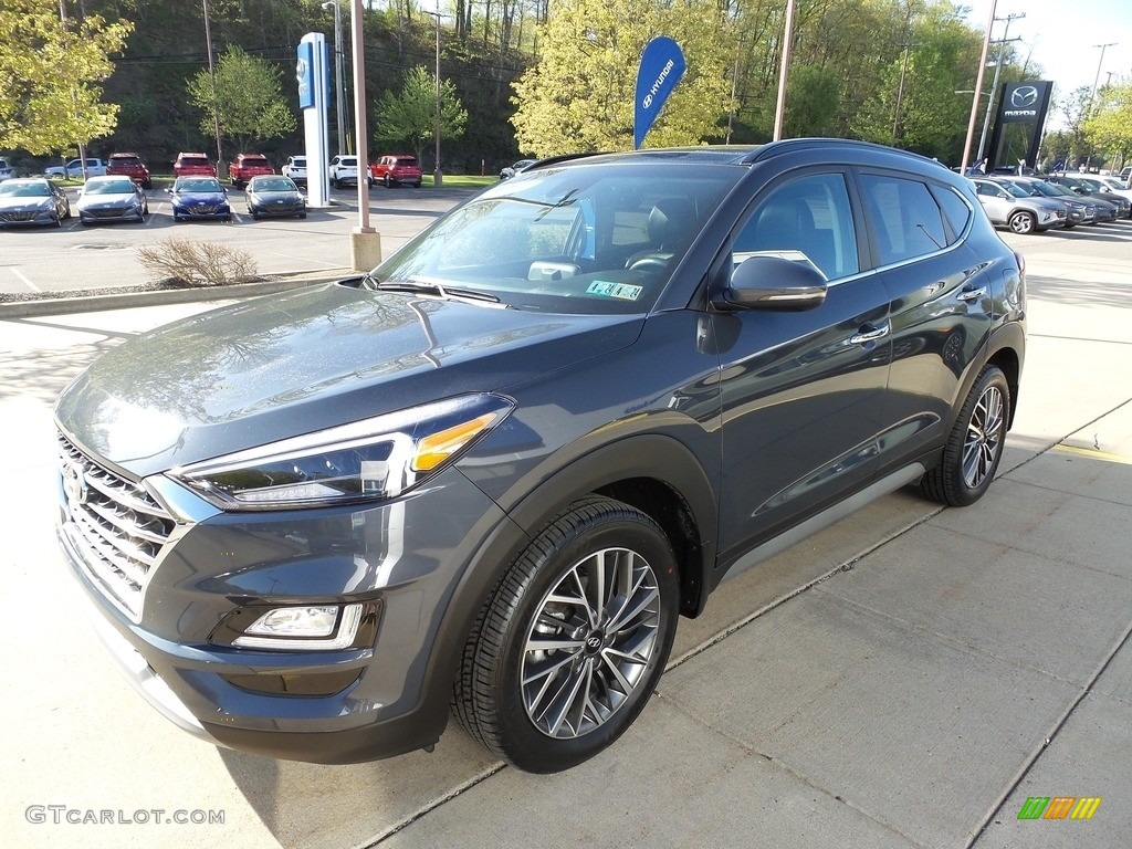 2020 Tucson Ultimate AWD - Aqua Blue / Black photo #7