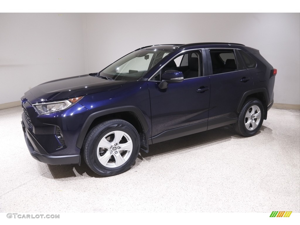 2019 RAV4 XLE AWD - Blueprint / Black photo #3