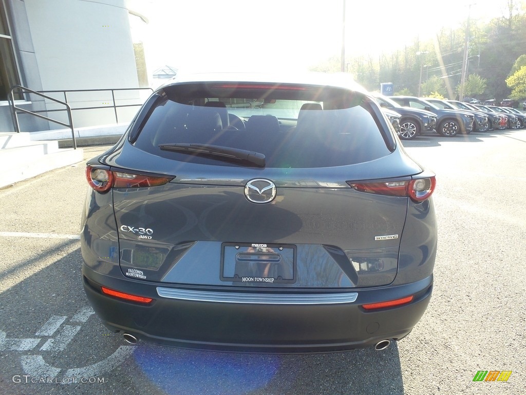 2023 CX-30 S Carbon Edition AWD - Polymetal Gray Metallic / Red photo #3